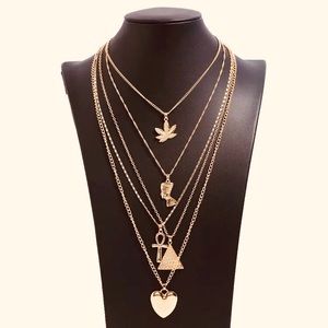5 Layer Pyramid Necklace